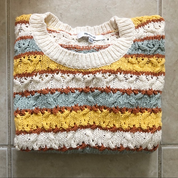 MADEWELL Carrington knitted stripes top - Picture 2 of 5